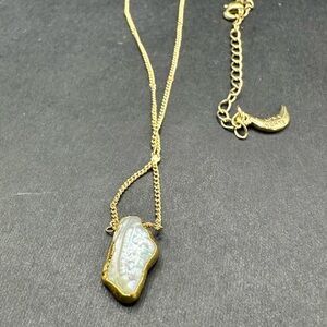 Luna Norte Pearl 14k gold plated Necklace